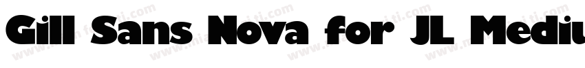 Gill Sans Nova for JL Medium字体转换